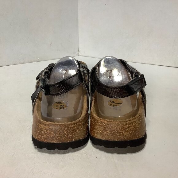 Birkenstock Betula Rhinestone Strappy Studded Sandals EU Size 41 Narrow Black - Picture 9 of 12